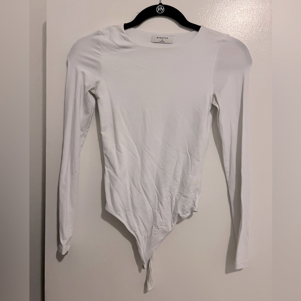Aritzia White Long Sleeve Bodysuit!